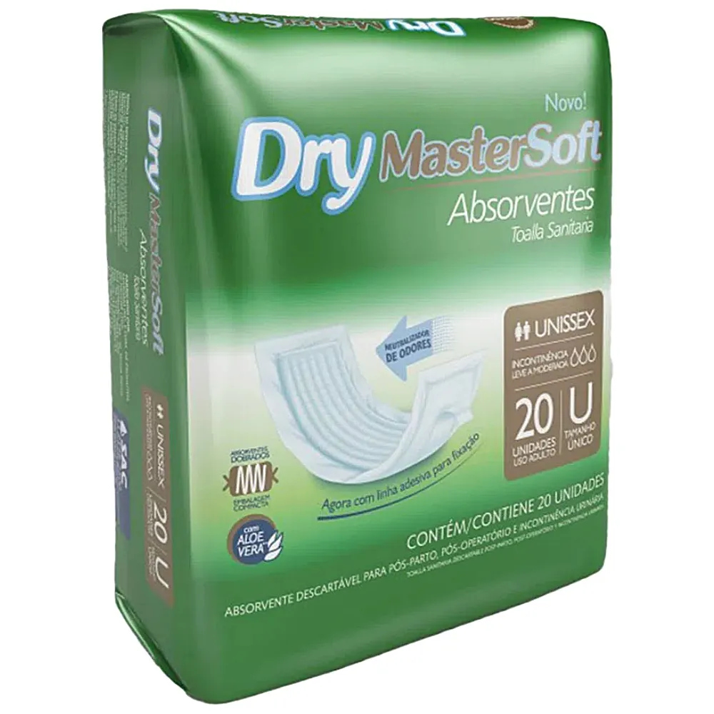 Absorvente Geriátrico Dry Economics - 20 unidades
