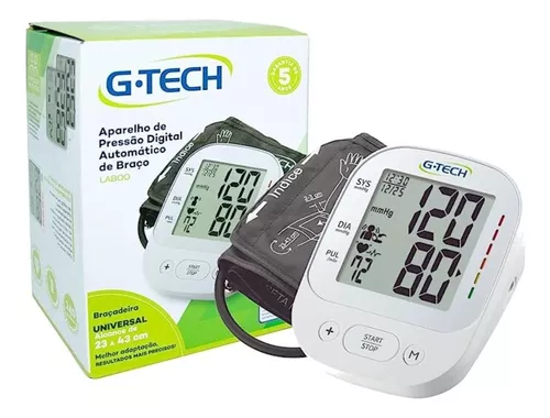 Aparelho de Pressão Digital de Braço G-Tech LA800