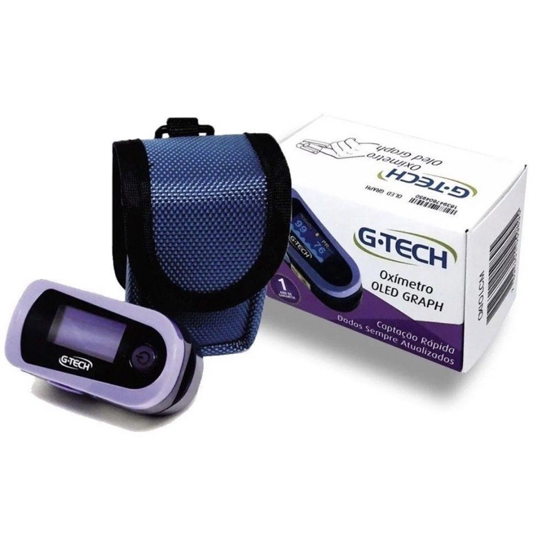 Aparelho Oxímetro Medidor De Saturação De Oxigênio G-tech
