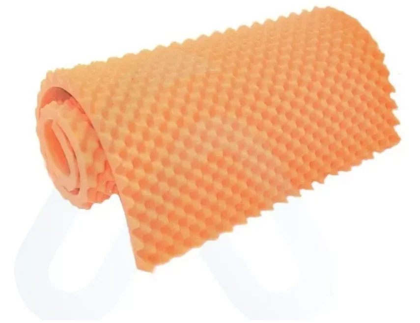 Colchão Caixa De Ovo Solteiro D33 Laranja - Zedamed