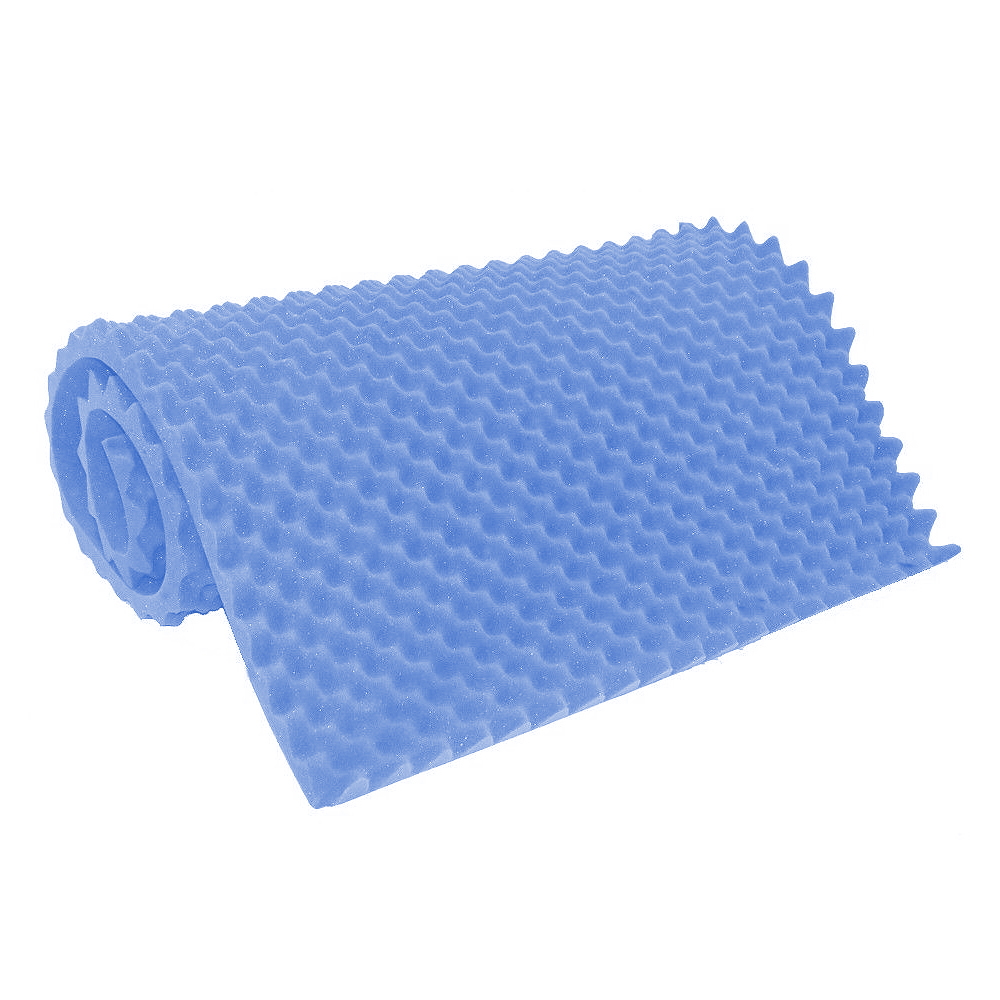 COLCHÃO HOSPITALAR ALVEOLADO D28 CAIXA DE OVO AZUL (ZEDAMED)