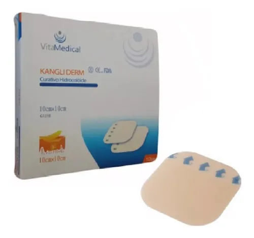 Curativo Hidrocoloide Kangli Derm Vitamedical 10x10cm