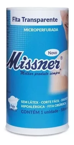 Fita Transparente 10cm X 4,5m - Missner