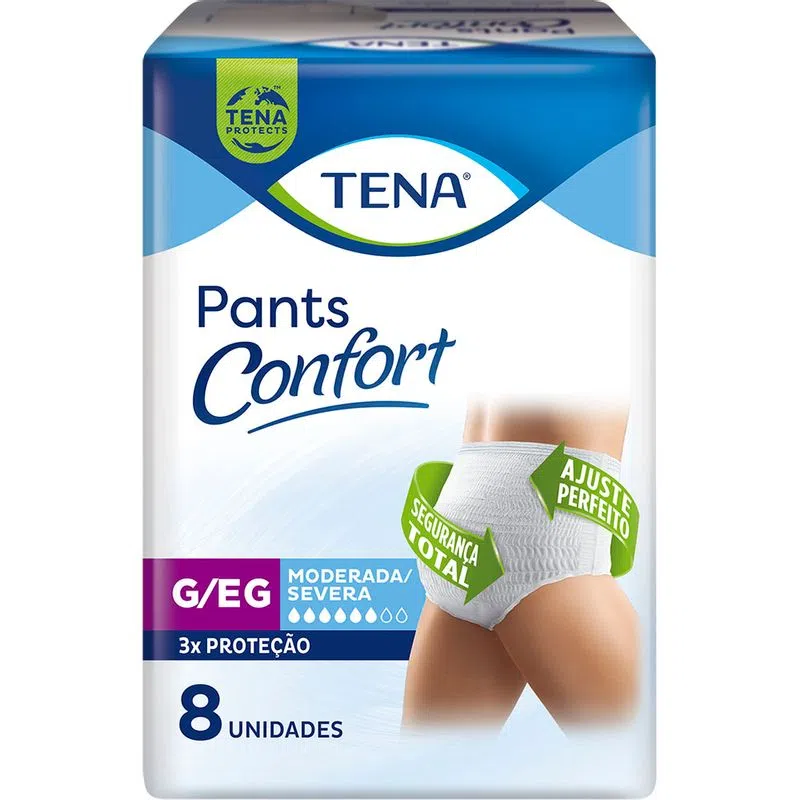 Roupa Íntima Tena Pants Confort G/EG 8 unidades