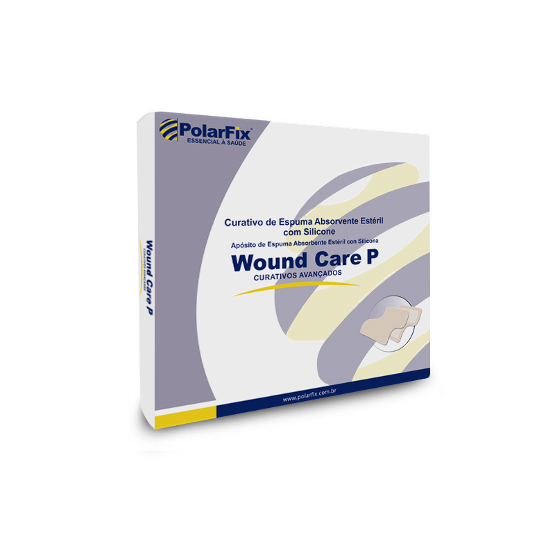 Wound Care P Curativo de Espuma Absorvente Estéril - 6cmx7cm